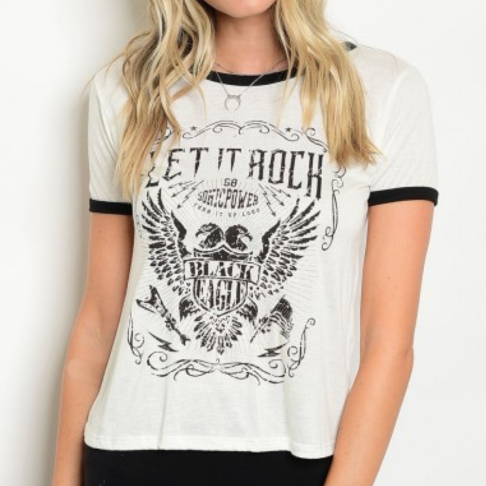 Really cute rock baby doll tshirt.